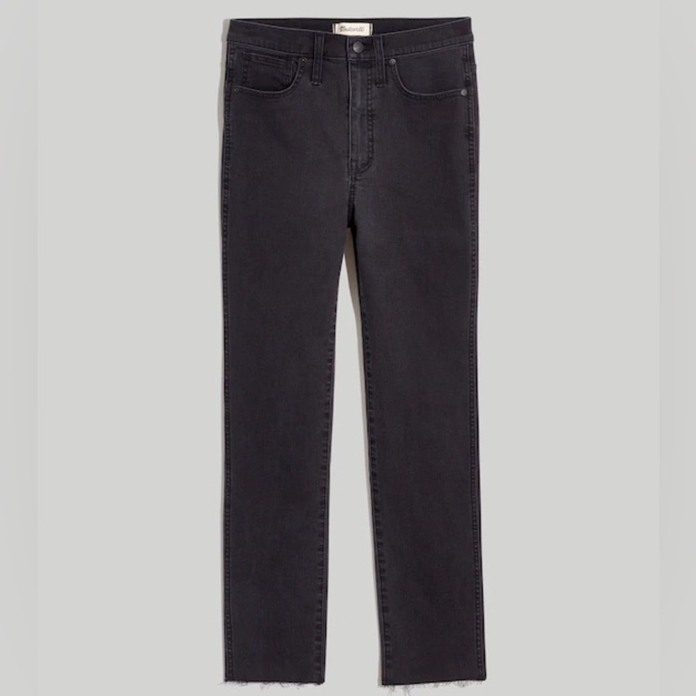 Madewell Women's Stovepipe Jeans in Banberry Wash: Raw-Hem Edition / 30